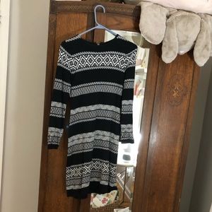 Winter sweater dress